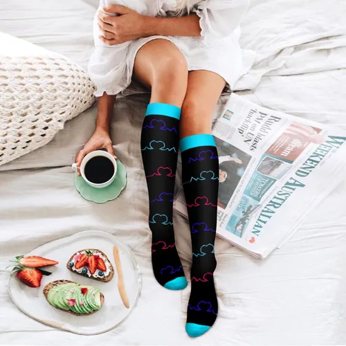 Miniatura 123 de 6 Pack Copper Compression Socks for Women and Men Circulation-Best Support for Medical, Running,Nursing,Athletic