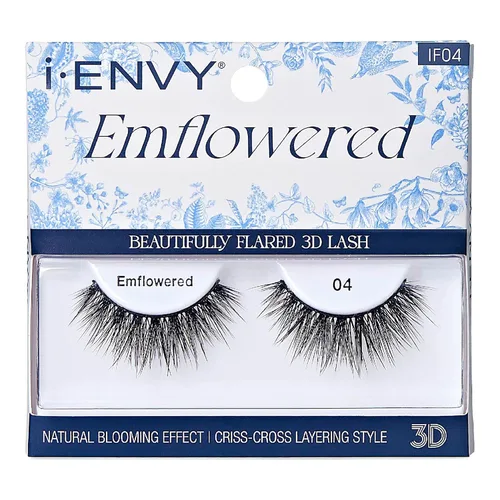 Miniatura 9 de iEnvy - Pestañas postizas 3D con efecto floreciente, naturales, acampanadas (01)
