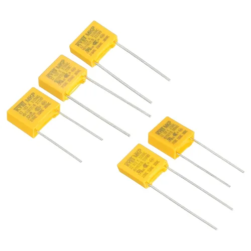 PATIKIL Condensadores de seguridad, 1 juego/25 piezas 0.001/0.01/0.022/0.047/0.1uF AC 310V 5 valores de película de polipropileno condensador
