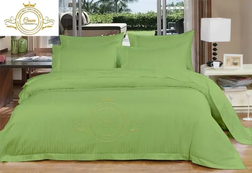 Miniatura 7 de Corona Collection Hotel beddings 600-thread-count Juego de sábana 100% algodón egipcio, 4 pieza Fit hasta 12" Deep Pocket todo Damask rayas elástica