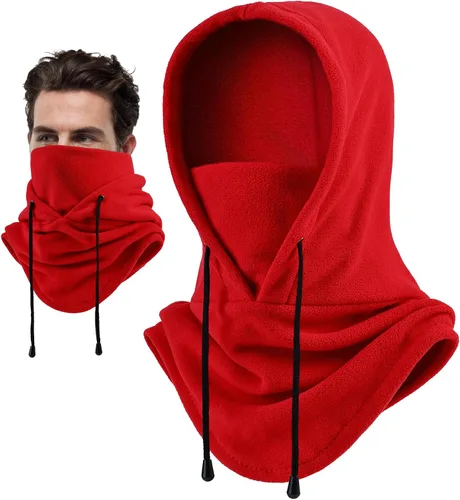 Miniatura 19 de Joyoldelf Máscara de esquí para hombres y mujeres, pasamontañas, máscara facial completa de invierno, máscara deportiva transpirable