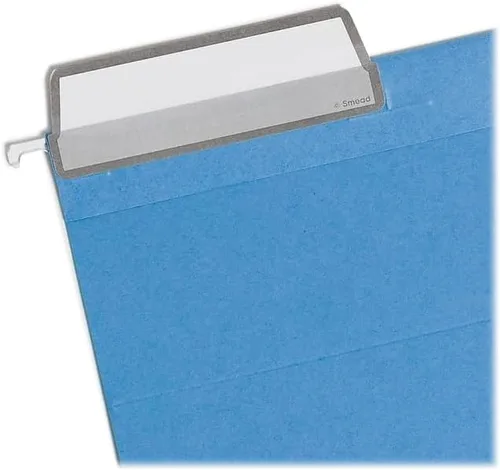 Miniatura 2 de Smead Carpeta colgante con ProTab borrable, pestañas borrables de corte 1/3, posición ajustable, tamaño carta, azul, 20 por caja, borrador incluido