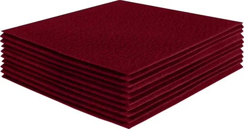 Miniatura 180 de FabricLA Hojas de fieltro acrílico para manualidades, cuadrados de fieltro precortados suaves de 4 x 4 pulgadas (3.9 in x 3.9 in), utiliza hojas