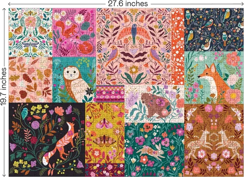 Miniatura 2 de Elena Essex Rompecabezas de 1000 piezas para adultos - Patchwork Rompecabezas de 1000 piezas para adultos Rompecabezas para adultos de 1000