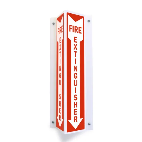 Miniatura 10 de SmartSign Letrero de proyección en forma de V de dos caras con flecha hacia abajo, 18 x 4 pulgadas, 120 mil de grosor acrílico pulido que brilla