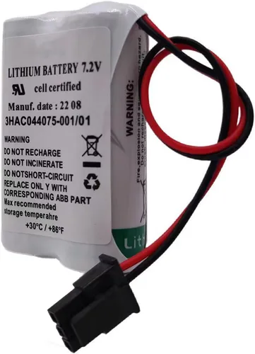 Miniatura 7 de 3HAC044075-001/01 7.2V SMB Batería para ABB Robot CPU ABBTA521 ABB3HAC16831-1