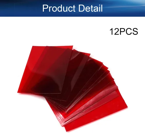 Miniatura 4 de Othmro 12 unids rojo+rojo 3D gafas de filtro de papel resina lente para 3D TV cine películas DVD ver películas caseras 12 piezas rojo+rojo