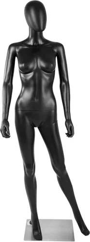 Miniatura 8 de Maniquí femenino de cuerpo completo negro - 70 pulgadas maniquí forma de vestido de exhibición de cuerpo completo maniquí Maniquí Torso Stand