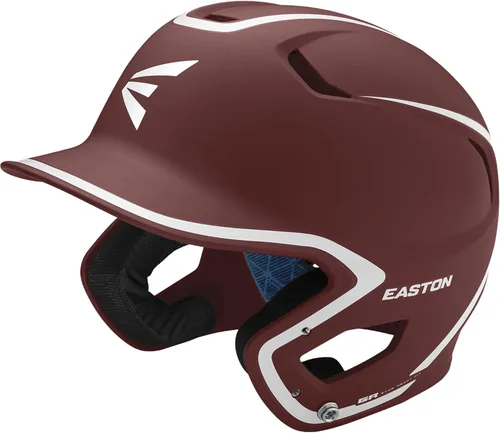 Miniatura 19 de Easton Z5 2.0 - Casco de bateo de béisbol Incluye protector de mandíbula reversible Negro