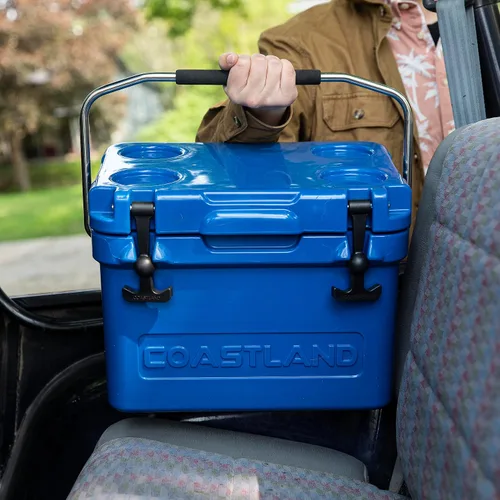 Miniatura 9 de Coastland Bay Series Cooler Premium - Enfriador rotomoldeado aislado para uso diario, pequeño baúl de hielo para espacios reducidos