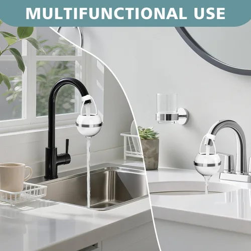 Miniatura 5 de Filtro de baño para bañera, filtro de agua para tina para piel y cabello más suaves, filtro de agua de baño de filtración de grado hotelero de 8
