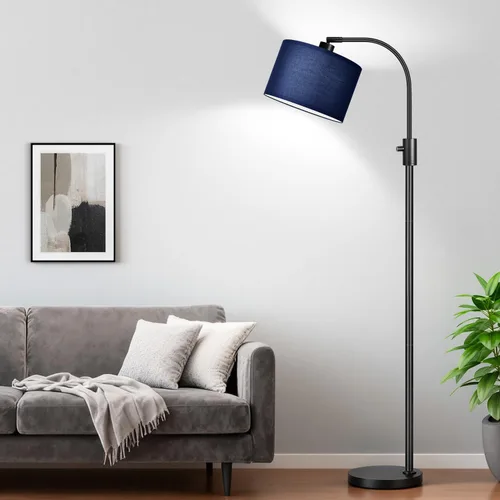 Miniatura 17 de [Actualizada] Lámpara de pie negra regulable, bombilla LED Edison de 1200 lúmenes incluida, lámpara de pie de arco para sala de estar, lámparas