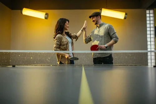 Miniatura 7 de N1fit Paletas de ping pong – Juego de 4 raquetas de alto rendimiento de 5 capas, 8 pelotas de tenis de mesa profesionales de 3 estrellas, estuche