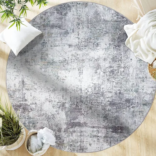 Miniatura 10 de GLN Rugs Contemporary Collection - Alfombra de felpilla lavable a máquina, contemporánea, antideslizante, de pelo corto, alfombra de felpilla