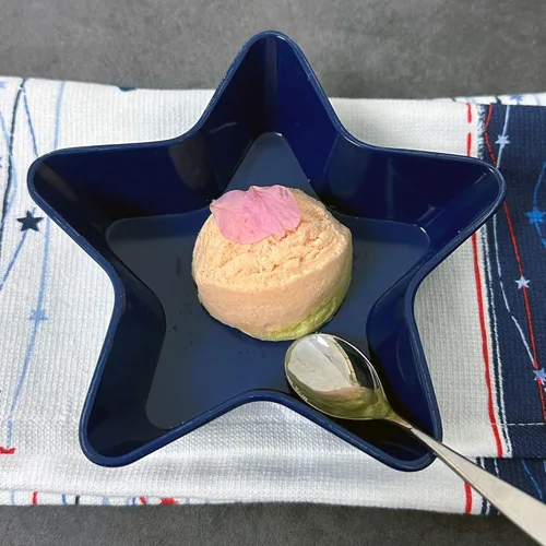 Miniatura 7 de UP Tazones de postre patrióticos en forma de estrella, cuenco pequeño de melamina para postre, aperitivos, helado, nueces o frutas, azul, 5.75