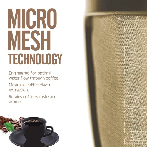 Miniatura 4 de Cesta de filtro reutilizable de 8 a 12 tazas con parte inferior cerrada para cafetera y cafetera MrCoffee – Reemplazo de filtro permanente