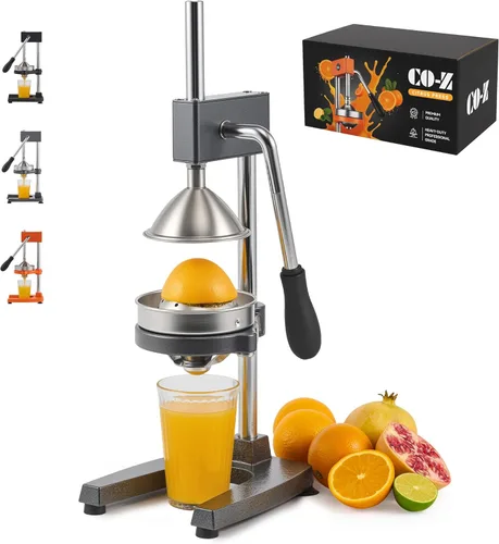 Miniatura 21 de Exprimidor manual CO-Z Commercial Greade, manual, exprimidor de jugo, naranja, cítricos, limón, granada, Negro
