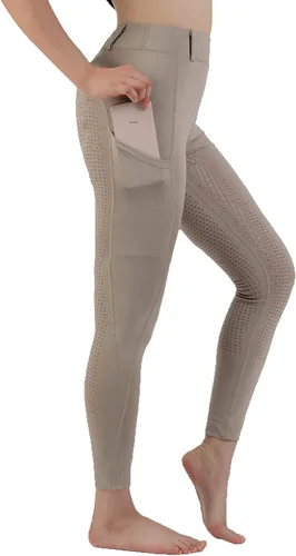 Miniatura 2 de Mallas de equitación para mujer pantalones de entrenamiento con agarre de silicona
