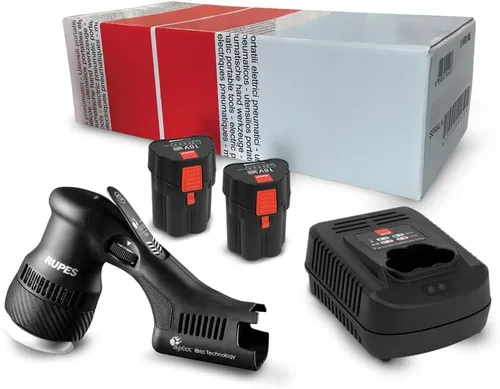 RUPES iBRID MINI pulidora STB 1-HLR75 1-Cargador 2-Paquete de baterías