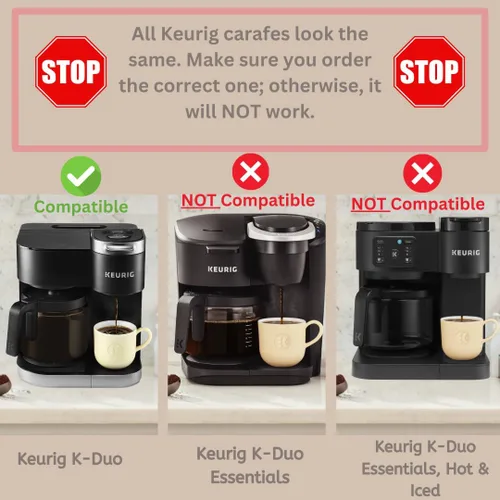Miniatura 2 de Jarra de repuesto para cafetera de 12 tazas para Keurig K-Duo