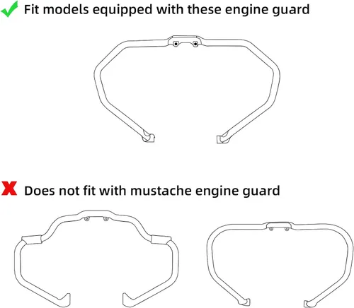 Miniatura 9 de TCT-MOTORPARTS Thunder - Conjunto de carenados ventilados inferiores de humo negro para Springfield Dark Horse 2016-2024 Chieftain Roadmaster