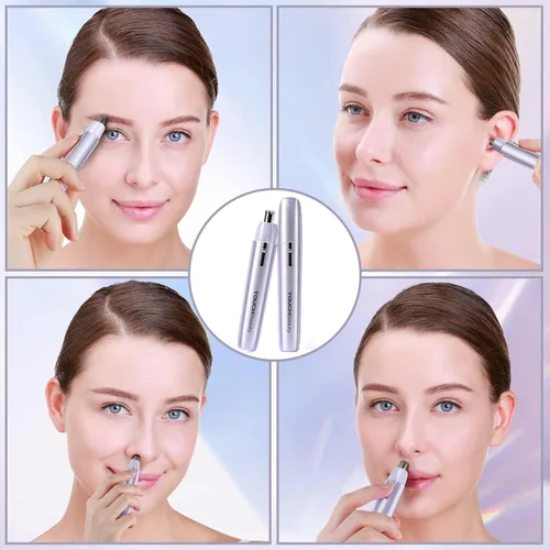 Miniatura 9 de TOUCHBeauty Recortadora eléctrica de pelo de nariz – Recortadora de pelo de nariz con punta redonda, sin dolor, sin tirones, con cuchillas