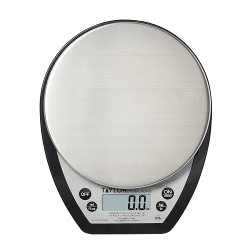 Miniatura 4 de Taylor 1020NFS - Báscula digital compacta, multifuncional para medir el peso y control de porciones, función de tara, NSF, plataforma de acero