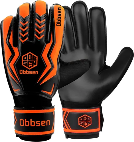 Miniatura 13 de Guantes de portero de fútbol para niños, jóvenes y adultos, guantes de portero de fútbol de agarre fuerte con protección para los dedos