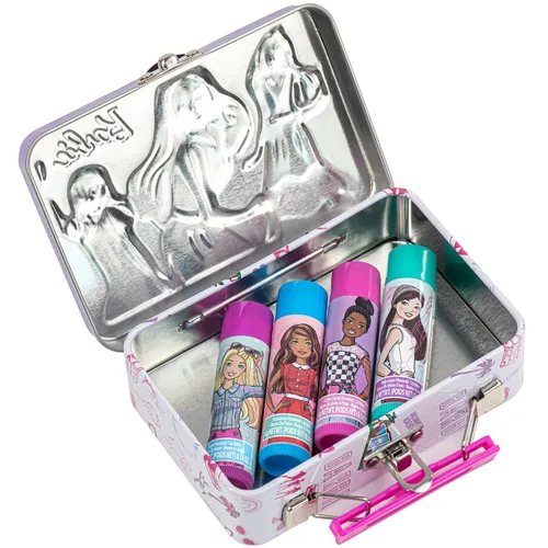Miniatura 6 de Barbie – Townley Girl - Bálsamo labial a base de plantas de 4 paquetes con estuche de hojalata, juego de cosméticos de maquillaje para niños