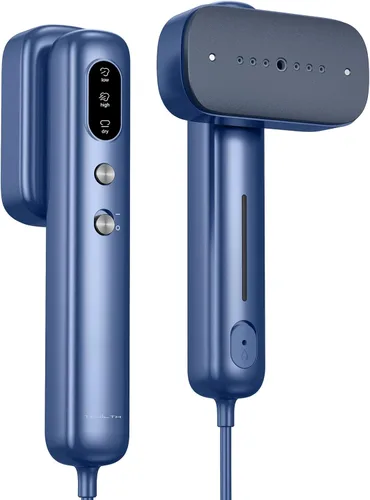 Miniatura 10 de Vaporizador de viaje global para ropa, (100 V-230 V) de doble voltaje, portátil 2 en 1, vaporizador de mano y plancha, viaje más seguro con apagado