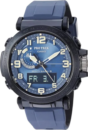 Casio Serie PRW6600Y | Pro Trek | 100M WR | Brújula | Alt/Baro-Thermo | Energía solar resistente | cronómetro atómico | Cronómetro 1-100 SEC |