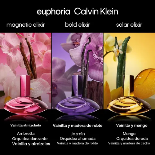 Miniatura 10 de Calvin Klein Euphoria Magnetic Elixir Parfum Intense - Perfume Ambery para mujer - Con Ambrette Absoluto, orquídea bailarina, vainilla y almizcle
