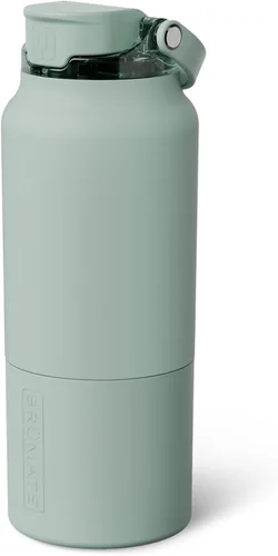 Miniatura 6 de BrüMate Rise - Botella de agua de 18 onzas con popote de silicona cubierto Botella de agua para niños aislada 100% a prueba de fugas Base apta