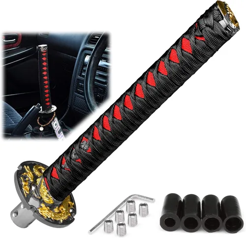 Miniatura 39 de EZAUTOWRAP Espada Samurai 5.9 pulgadas., 10cm, Negro Blanco