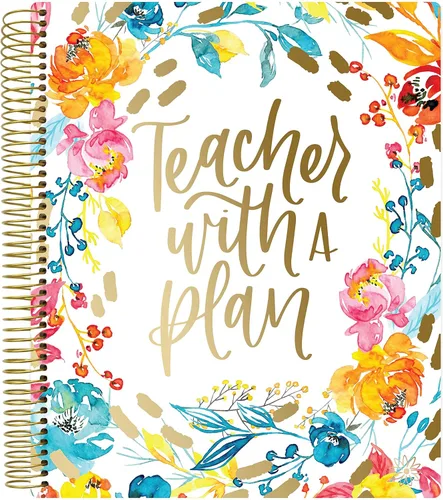 Miniatura 11 de bloom daily planners - Agenda y calendario de año académico sin fechas para maestros, organizador plan de clases 7 periodos, cubierta esmerilada