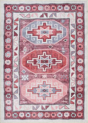 Miniatura 9 de Alfombra Turca. Felpudo Lavable Vintage Oriental de Inspiración Antigua Tradicional Alfombras de Área Pequeñas Modernas de Lujo para Entrada 378RR