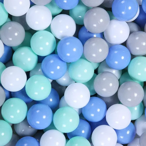 Miniatura 8 de Pelotas coloridas de plástico oceánico de 2.1 pulgadas, a prueba de aplastamiento, bolas de estrés para niños, pelota de piscina, casa