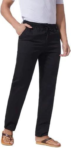 Miniatura 19 de Pantalones casuales de lino de algodón para hombre, pantalones sueltos de playa, pantalones largos de yoga ligeros