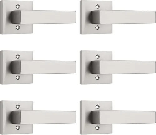 Miniatura 48 de KNOBWELL - Juego de cerradura con 1 picaporte resistente para puertas de una cara, ideal para puertas interiores reversibles, 0.93 libras
