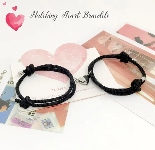 Miniatura 2 de Ukitwo Pulseras a juego para parejas, pulseras de relación para novio y novia, ideas de regalo para parejas, regalos para el día de San Valentín