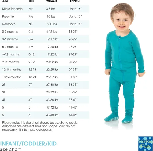 Miniatura 3 de KicKee Pants Bienvenido a casa con cremallera, ropa de bebé súper suave para niño o niña
