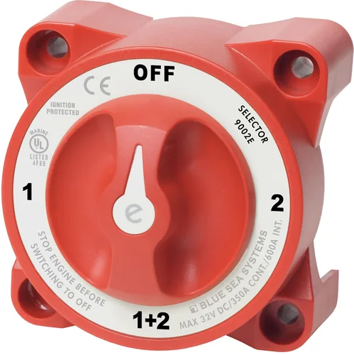 Miniatura 4 de Interruptores de batería de 350 Amp E-Series de Blue Sea Systems, Azul
