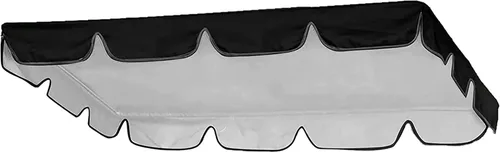Miniatura 15 de Juego de fundas de repuesto para columpio de toldo, juego de repuesto para columpios de 2/3 plazas, protección para todo tipo de clima, columpios