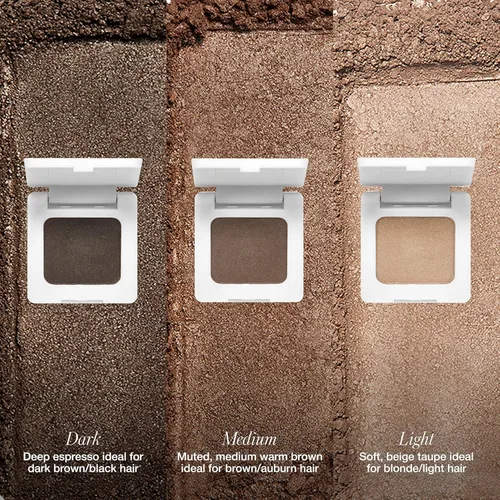 Miniatura 3 de RMS Beauty Back2Brow Powder Polvo natural para mejorar las cejas para cejas más completas, resistente al agua y a las manchas, de larga duración
