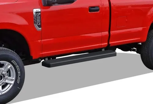 Miniatura 14 de APS - Estribos negros, compatibles con Ford F-150 Regular Cab 2015-2026 y F-250 / F-350 Super Duty 2017-2026
