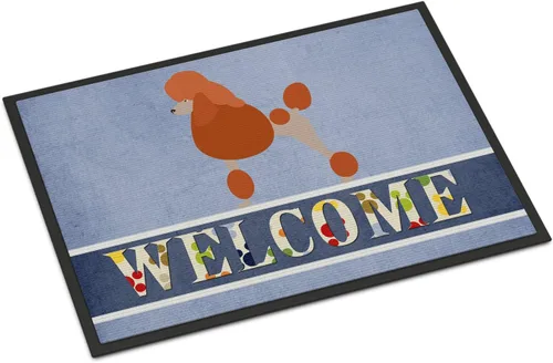Miniatura 32 de Caroline's Treasures BB8321JMAT - Felpudo de bienvenida Berger Picard de 24 x 36 pulgadas, tapete azul para puerta delantera, para interiores