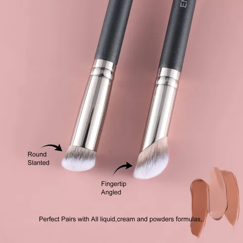 Miniatura 4 de ENERGY Juego de brochas correctoras para maquillaje facial líquido, brocha para crema líquida, polvo, mezcla, pulido, debajo del corrector de ojos