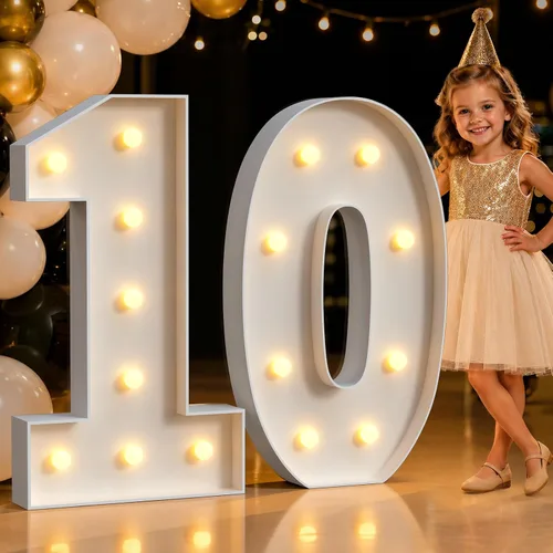 Miniatura 12 de Mixifox Letras de marquesina de 3 pies en Y, letras grandes iluminadas de 3 pies de alto con luces, letra grande para boda, compromiso, graduación