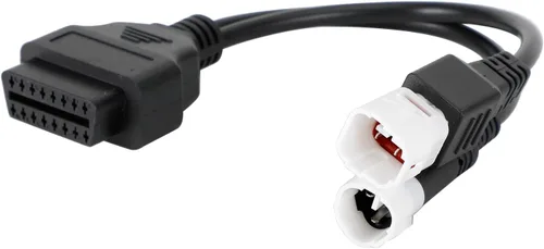 Miniatura 8 de Cable adaptador de 3 pines/4 pines a 16 pines OBD2 diagnóstico de fallas del motor y detector para motocicletas Yamaha Cable adaptador OBD