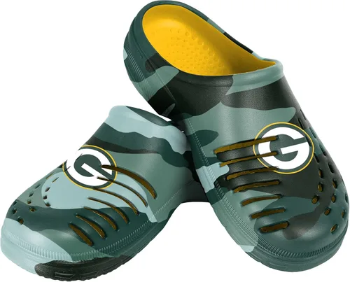 Miniatura 43 de FOCO - Sandalias de agua de jardín con logotipo de equipo de la NFL, para hombre, pantuflas, zuecos